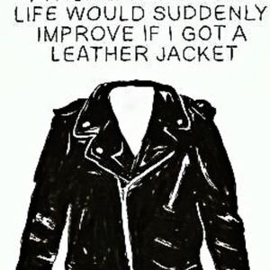 Cuz Dudes looks a bit more bad-az in leather